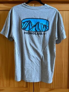 Honolua Surf Company Mens Size M Logo Gray Short Sleeve T-Shirt